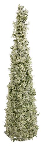 Plastic Crystal Ice Green Cone Tree - Small
