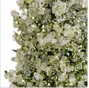 Plastic Crystal Ice Green Cone Tree - Small Home Decor The Cooks Kitchen 