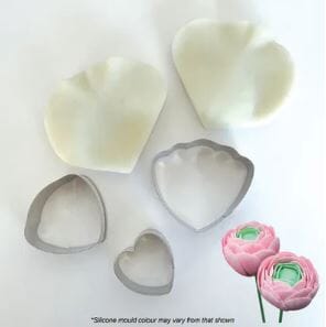Ranunculus Cutter Set Fondant Cutters The Cooks Kitchen 