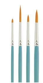 Cake Craft Nylon Brush Set - 4 Pc Pointer Set Decorating Accessories The Cooks Kitchen Mandurah 