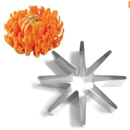 Stainless Steel Chrysanthemum Cutter Flower Making The Cooks Kitchen 