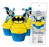 Batman Edible Wafer Cupcake Toppers - 16pc Edible Decorations The Cooks Kitchen 