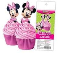 Minnie Mouse Edible Wafer Cupcake Toppers - 16 Pce Pack Wafer Paper The Cooks Kitchen 
