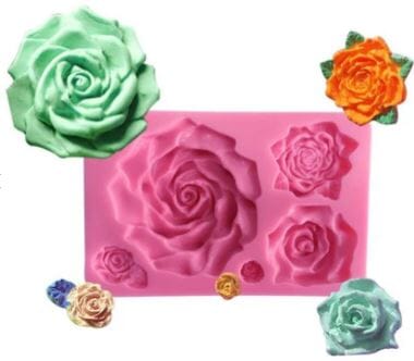 Assorted Rose Silicone Mould Silicone Moulds The Cooks Kitchen 