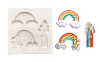 Assorted Rainbow Mould Silicone Moulds The Cooks Kitchen 