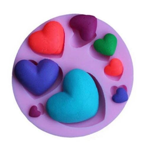 Assorted Heart - Silicone Mold Silicone Moulds The Cooks Kitchen 