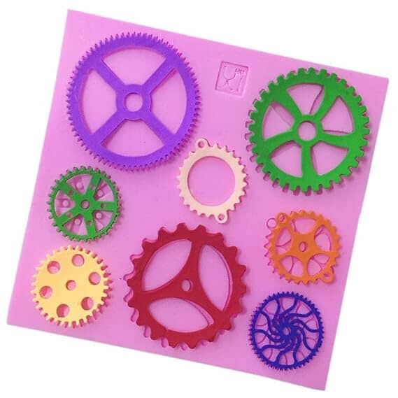 Mould Craft - Assorted Cogs/gears Silicone Mould Silicone Moulds The Cooks Kitchen Mandurah 
