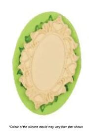 Cake Craft - Silicone Mould - Oval Plaque Silicone Moulds The Cooks Kitchen 