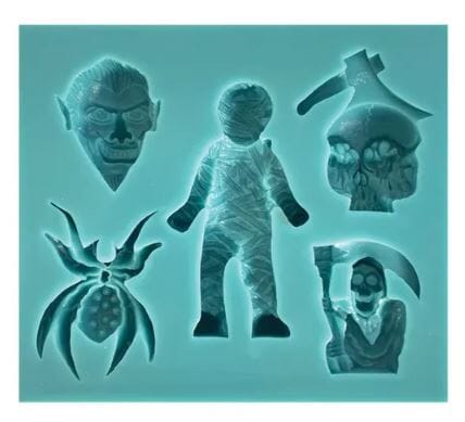 Cake Craft - Silicone Mould - Halloween Scarey's Silicone Moulds The Cooks Kitchen 
