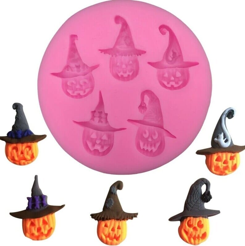 Cake Craft - Silicone Mould - Halloween Pumpkin Silicone Moulds The Cooks Kitchen 