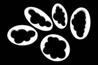 Cake Craft - Cloud Cutter Set 5pc Cookie Cutters The Cooks Kitchen 