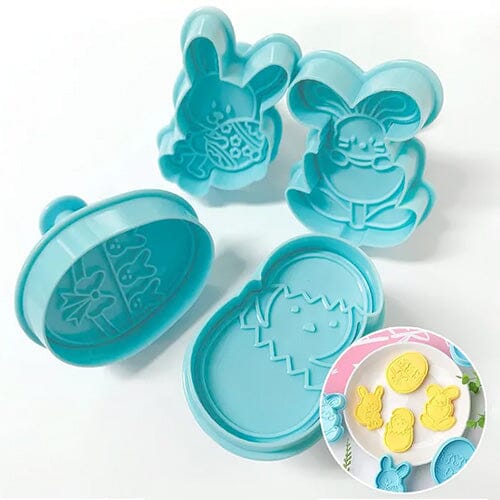 Easter Bunny Plunger Cutter - 4 Piece Cookie Cutters The Cooks Kitchen 