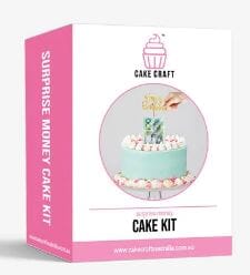 Cake Craft - Surprise Money Cake Kit Acrylic Cake Toppers The Cooks Kitchen 