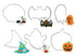 Cake Craft - Halloween Cookie Cutter Set Of 6