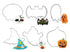 Cake Craft - Halloween Cookie Cutter Set Of 6 Cookie Cutters The Cooks Kitchen 
