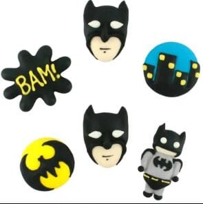 Cake Craft - Batman Sugar Decorations Edible Decorations The Cooks Kitchen 