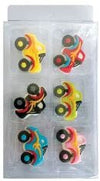 Cake Craft - Monster Truck Sugar Decorations 6pk