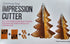 Cake Craft - Christmas Tree Impression Cutter