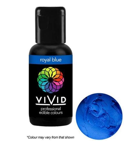 Vivid Gel Colour 21g - Royal Blue Colouring The Cooks Kitchen 