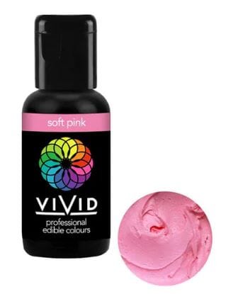 Vivid Gel Colour 21g - Soft Pink Colouring The Cooks Kitchen 