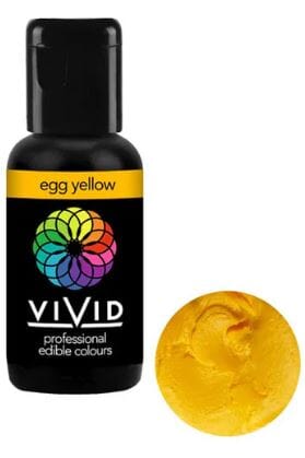 Vivid Gel Colour 21g - Egg Yellow Colouring The Cooks Kitchen 