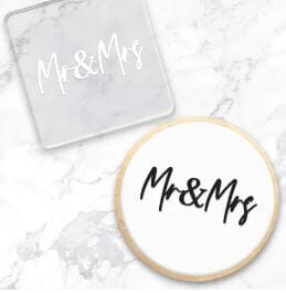 Cake Craft Debosser - Mr & Mrs Embossers The Cooks Kitchen 