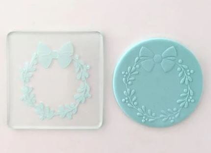 Christmas Wreath Debosser Embossers The Cooks Kitchen 