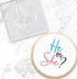 Cake Craft Debosser - He Or She? Embossers The Cooks Kitchen 
