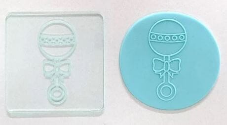 Baby Rattle Debosser Embossers The Cooks Kitchen 