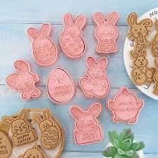 Cake Craft Easter Cookie Cutter Set - 8 Piece Cookie Cutters The Cooks Kitchen 