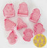Cake Craft - Cookie Cutters - 8pc Set Cookie Cutters The Cooks Kitchen 