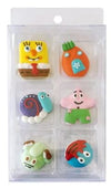 Cake Craft - Sponge Bob Square Pants Sugar Decoration 6pk