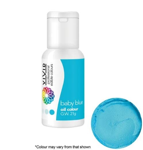 Vivid Oil Colour 21g - Baby Blue Food Colouring The Cooks Kitchen 