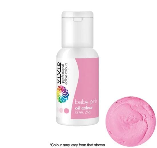 Vivid Oil Colour 21g - Baby Pink Food Colouring The Cooks Kitchen 