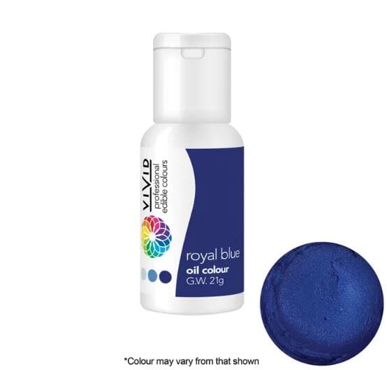 Vivid Oil Colour 21g - Royal Blue Food Colouring The Cooks Kitchen 