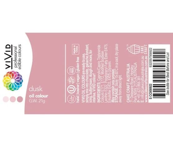 Vivid Dusk Oil Colour Food Colouring The Cooks Kitchen 