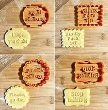 Cake Craft Offensive Cookie Cutters/embossers Cookie Cutters The Cooks Kitchen Mandurah 