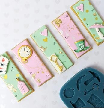 Cake Craft - Silicone Mould - Alice In Wonderland Silicone Moulds The Cooks Kitchen 