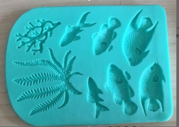 Assorted Fish & Seaweed Silicone Mould Silicone Moulds The Cooks Kitchen 