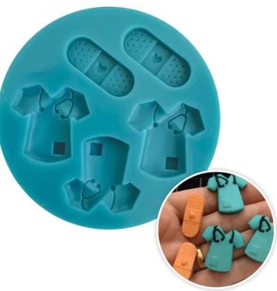 Cake Craft - Silicone Mould - Scrubs & Bandaids Silicone Moulds The Cooks Kitchen 