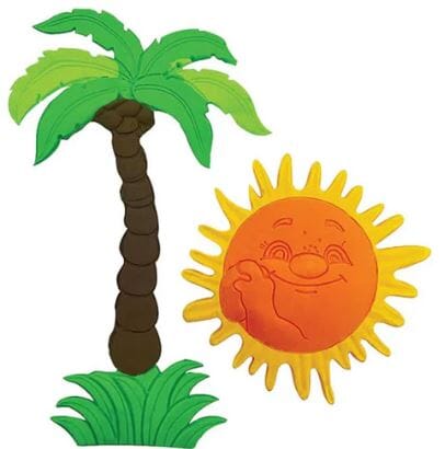Cake Craft - Silicone Mould - Sun & Palm Tree Silicone Moulds The Cooks Kitchen 