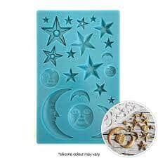 Cake Craft - Silicone Mould - Assorted Moon & Stars Silicone Moulds The Cooks Kitchen 