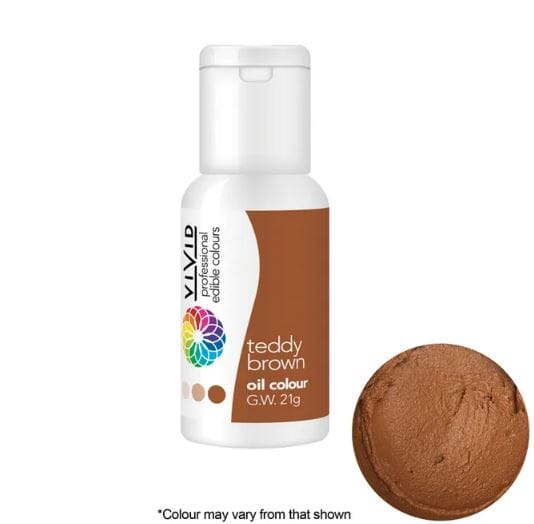 Vivid Teddy Brown Oil Colour Food Colouring The Cooks Kitchen 