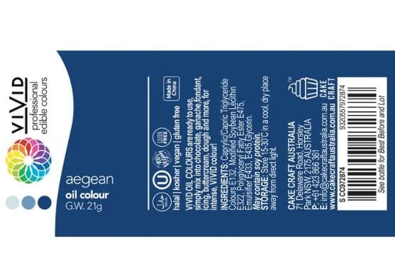 Vivid Aegean Oil Colour Food Colouring The Cooks Kitchen 