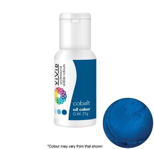 Vivid Oil Colour 21g - Cobalt Food Colouring The Cooks Kitchen 