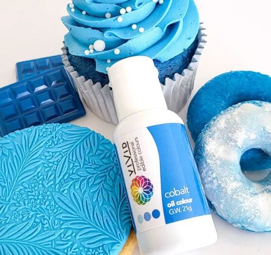 Vivid Oil Colour 21g - Cobalt Food Colouring The Cooks Kitchen 