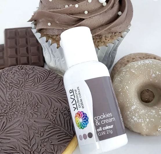 Vivid Cookies & Cream Oil Colour Food Colouring The Cooks Kitchen 