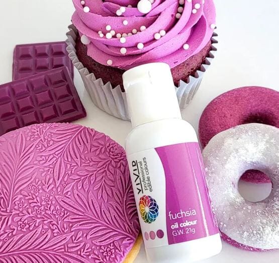 Vivid Oil Colour 21g - Fuchsia Food Colouring The Cooks Kitchen 