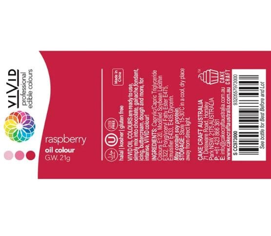 Vivid Raspberry Oil Colour Food Colouring The Cooks Kitchen 