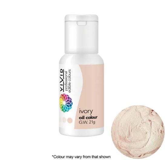 Vivid Ivory Oil Colour Food Colouring The Cooks Kitchen 